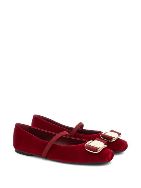 Ferragamo Mary Jane ballerina shoes - Red - zdjęcie produktu nr 2