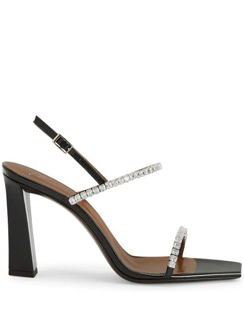 Giuseppe Zanotti 105mm Valentiine sandals - Black - zdjęcie produktu nr 1
