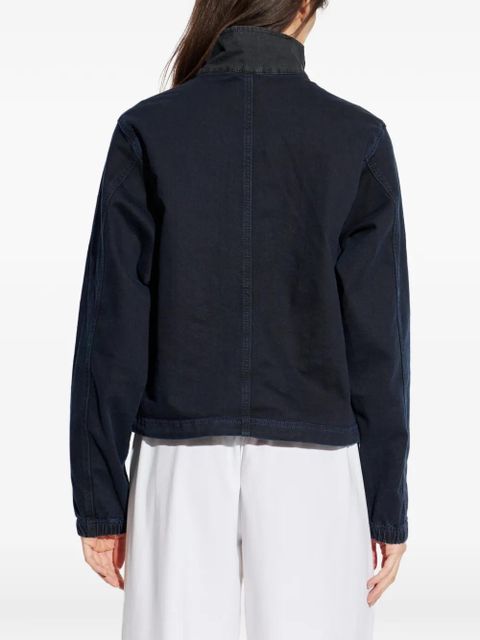 Diesel zip funnel-neck sweater - Blue