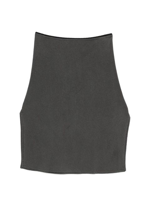 OUR LEGACY Picnic scalloped-trim midi skirt - Grey - zdjęcie produktu nr 1
