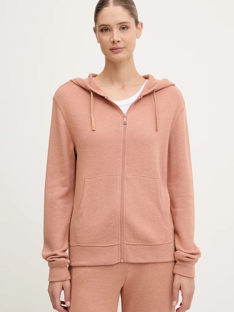 Chantelle bluza damska kolor pomarańczowy z kapturem gładka C15WL5 - zdjęcie produktu nr 1