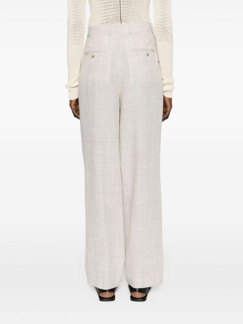 TOTEME double-pleated tailored trousers - Neutrals - zdjęcie produktu nr 2