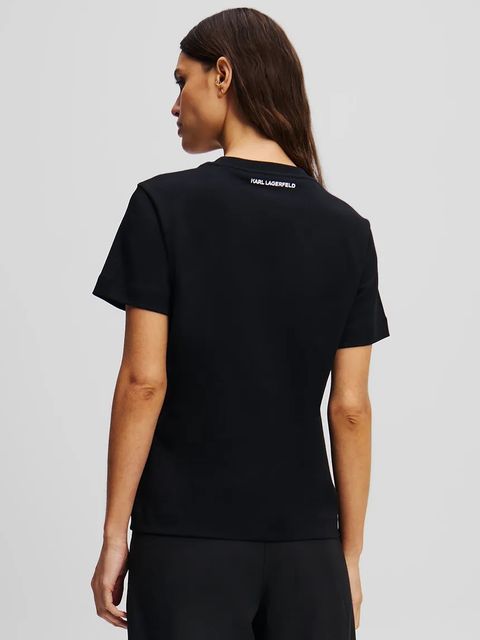 Karl Lagerfeld t-shirt bawełniany IKON AQUARELLE - zdjęcie produktu nr 1