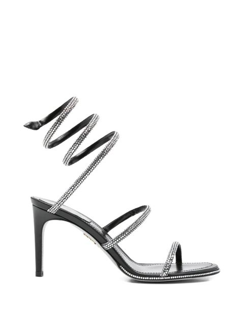 René Caovilla Cleo embellished sandals - Black - zdjęcie produktu nr 1