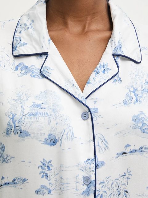 Answear.LAB piżama damska kolor niebieski