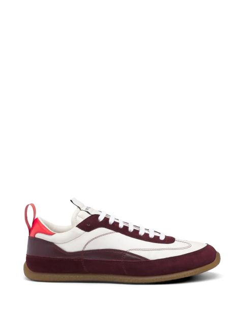 Alexander McQueen EC1 panelled suede-trim sneakers - Neutrals - zdjęcie produktu nr 1