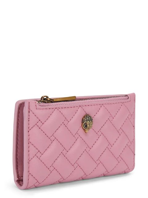 Kurt Geiger London portfel skórzany Kensington damski kolor różowy 4703998109