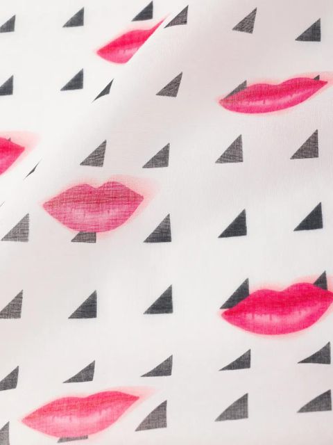 Prada printed cotton pareo - White - zdjęcie produktu nr 2