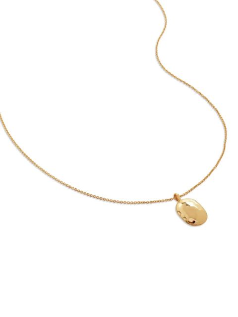Monica Vinader Mini Locket adjustable-length necklace - Gold - zdjęcie produktu nr 2