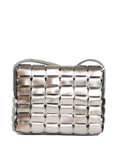 DRAGON DIFFUSION Link leather cross body bag - Silver - zdjęcie produktu nr 2