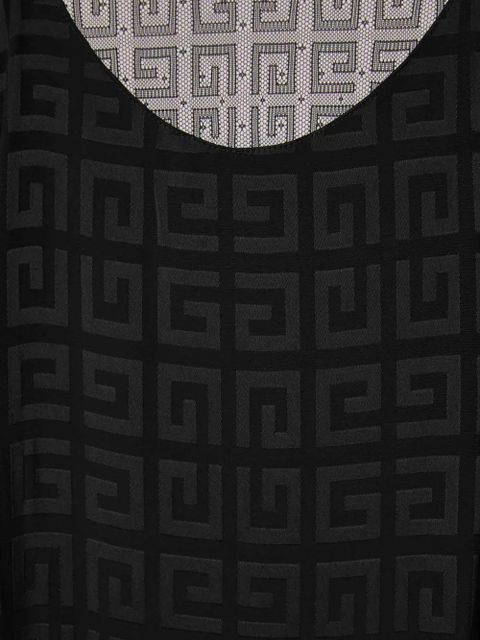 Givenchy draped jacquard dress - Black