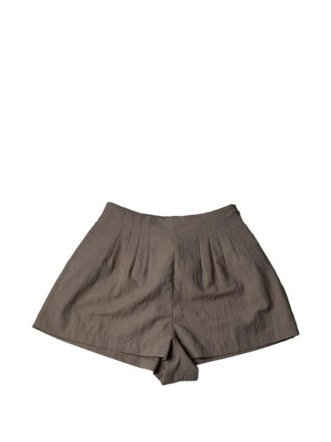 STAUD Magpie pleated shorts - Neutrals - zdjęcie produktu nr 1