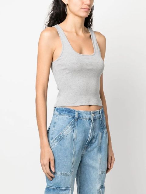 GCDS logo-print tank top - Grey