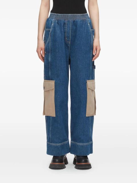 3.1 Phillip Lim patchwork multi-pocket trousers - Blue - zdjęcie produktu nr 2