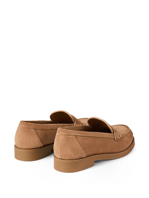 Jimmy Choo Ivy logo-detail loafers - Brown