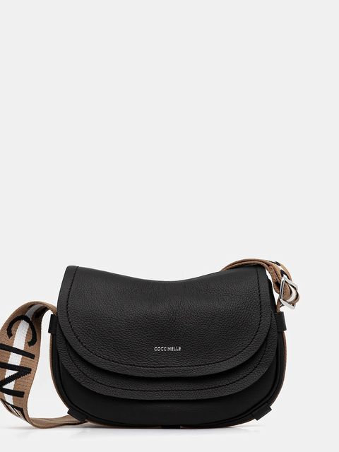 Coccinelle torebka skórzana RAQUEL kolor czarny E1.SQ0.15.03.01