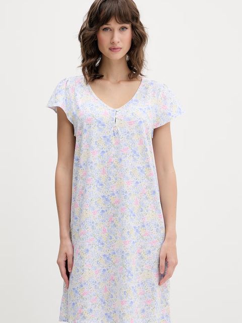 Lauren Ralph Lauren koszula nocna damska z wiskozą - zdjęcie produktu nr 1