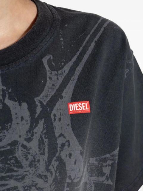 Diesel T-Marey-R2 graphic-print T-shirt - Grey