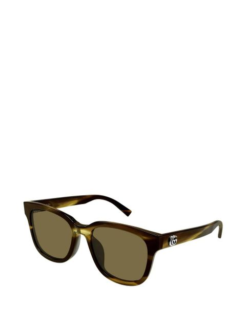 Gucci Eyewear logo-detail sunglasses - Brown - zdjęcie produktu nr 2