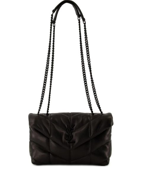 Saint Laurent Puffer Toy leather shoulder bag - Black - zdjęcie produktu nr 1