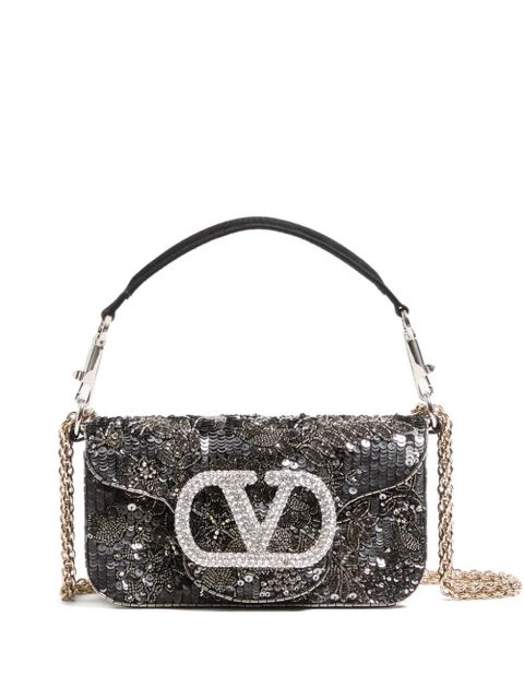 Valentino Garavani small Locò embellished tote bag - Black - zdjęcie produktu nr 1