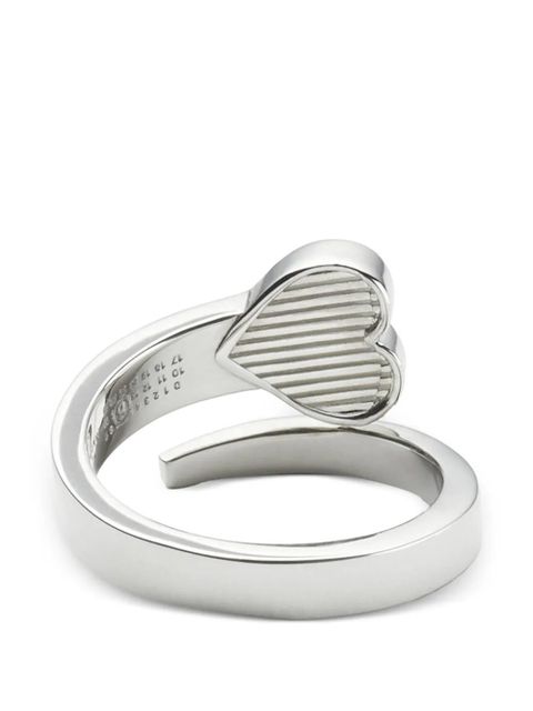 MM6 Maison Margiela Arrow Heart open ring - Silver