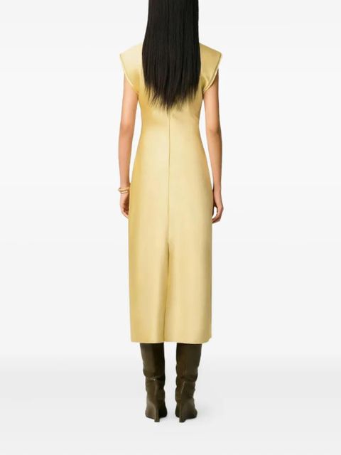 AMI Paris sleeveless midi dress - Yellow