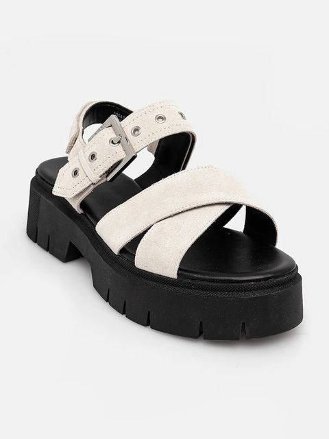 HUGO sandały zamszowe Kris - zdjęcie produktu nr 1