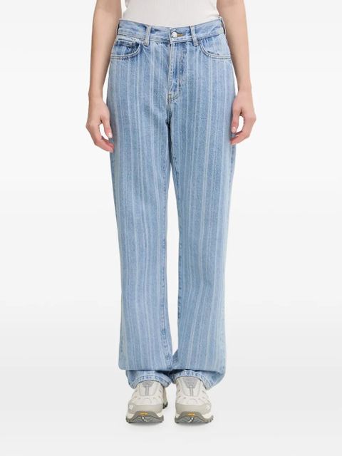 Carhartt WIP striped-pattern jeans - Blue - zdjęcie produktu nr 1