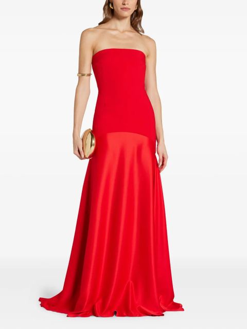 Solace London The Alessandra strapless-flared maxi dress - zdjęcie produktu nr 2
