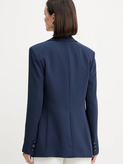 Guess marynarka THEOLINE kolor granatowy jednorzędowa gładka W5YN46 WGHC2 - zdjęcie produktu nr 2