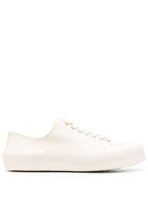 Jil Sander lace-up low-top sneakers - White - zdjęcie produktu nr 1