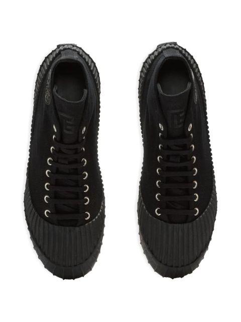 Balmain Riff canvas sneakers - Black