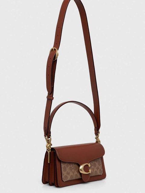 Coach torebka skórzana Tabby 26 kolor brązowy - zdjęcie produktu nr 1