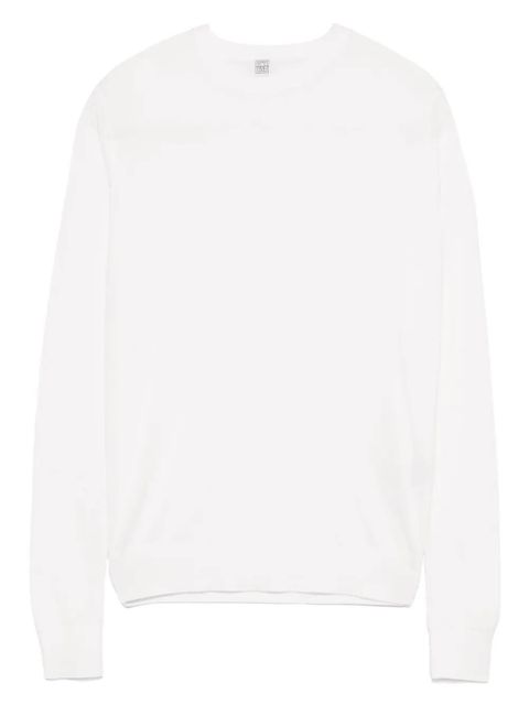 TOTEME crew-neck top - White - zdjęcie produktu nr 1