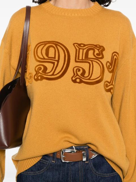 Max Mara crew-neck sweater - Yellow