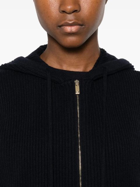 Max Mara hooded zip jacket - Blue