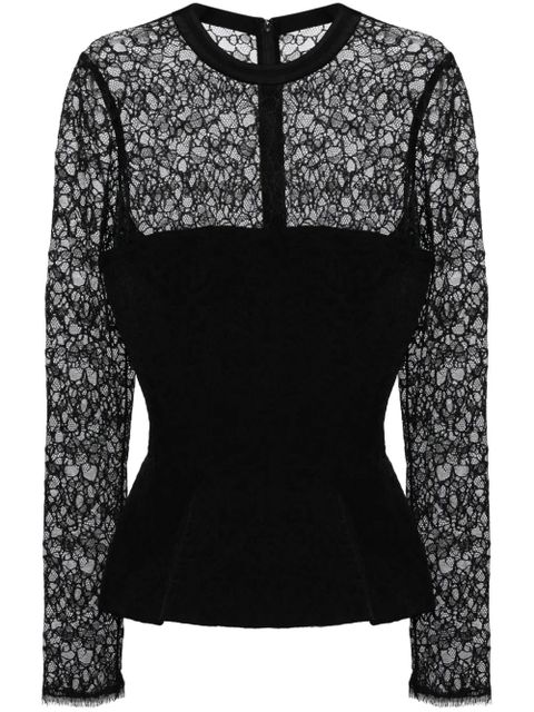 Simkhai Prima peplum top - Black - zdjęcie produktu nr 1