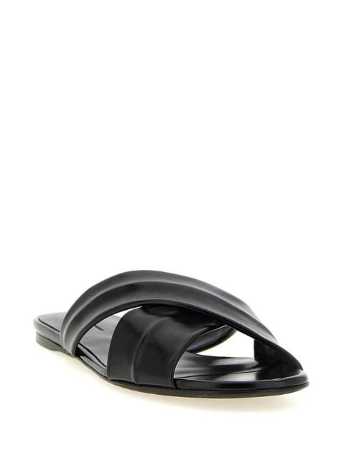KHAITE crossed strap liria sandals - Black - zdjęcie produktu nr 2