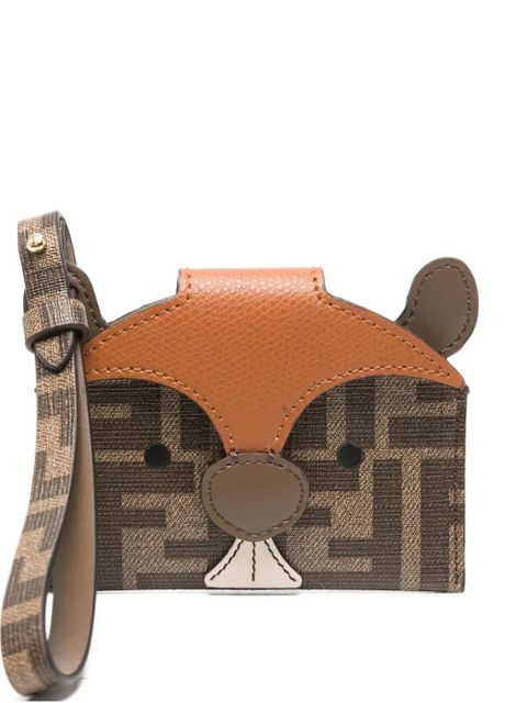 FENDI monogram animal leather wallet - Brown - zdjęcie produktu nr 1
