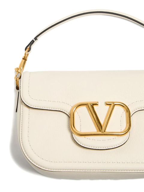 Valentino Garavani Alltime leather shoulder bag - Neutrals