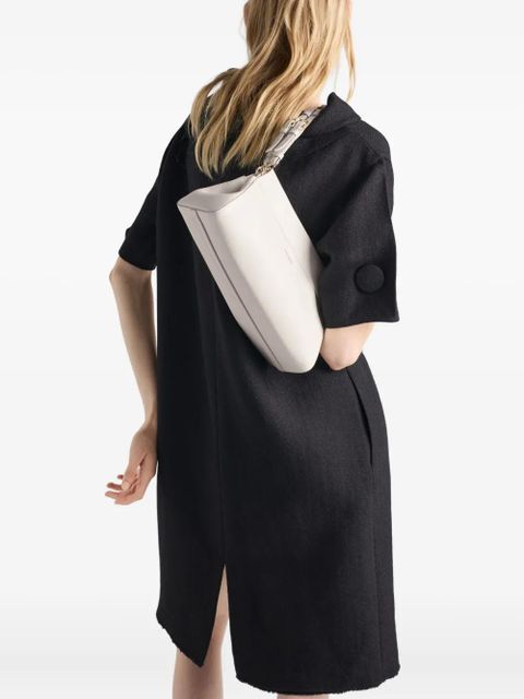 Prada medium Echaîné leather shoulder bag - White