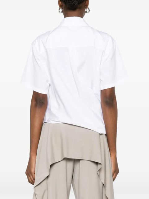 LOEWE twisted button-fastening shirt - White