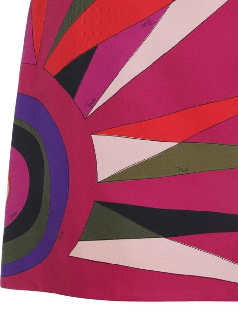 PUCCI geometric-print skirt - 030 MULTICOLOR