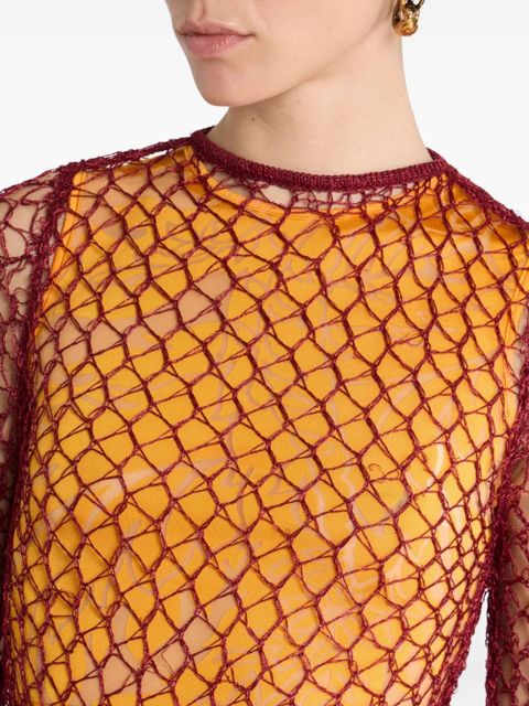 ETRO open-knit sweater - Orange