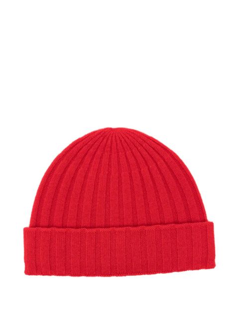 TOTEME ribbed cashmere beanie - Red - zdjęcie produktu nr 1