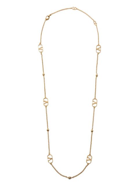 Valentino Garavani Vlogo signature necklace - Gold - zdjęcie produktu nr 1