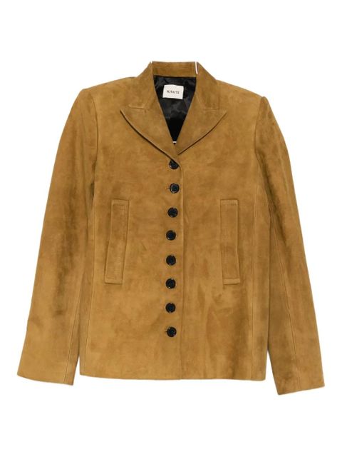 KHAITE suede jacket - Brown - zdjęcie produktu nr 2
