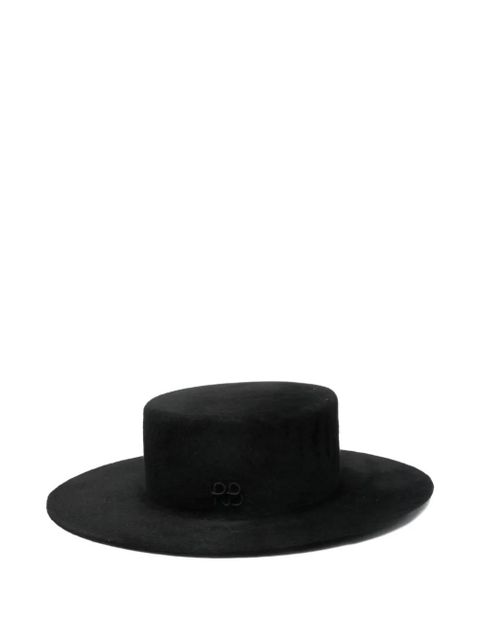 Ruslan Baginskiy Canotier double chain hat - Black - zdjęcie produktu nr 2