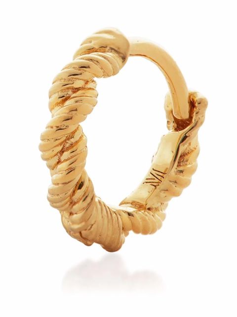 Monica Vinader Corda huggie earrings - Gold - zdjęcie produktu nr 2